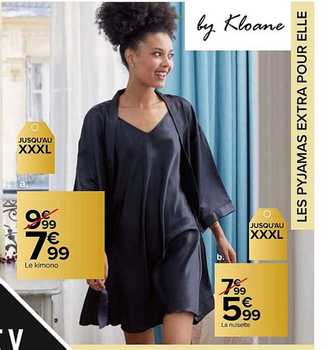 Promo Le Kimono La Nuisette By Kloane Chez Carrefour Icatalogue Fr