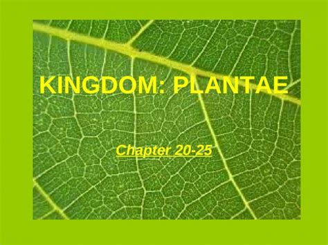 Ppt Kingdom Plantae Dokumen Tips