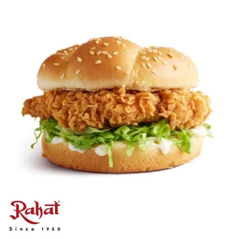 Chicken Zinger Burger - Rahat Bakery