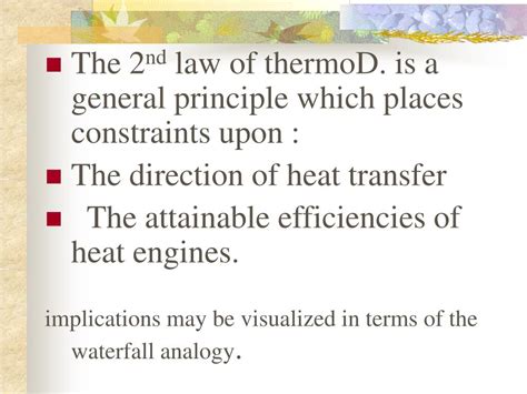 Ppt Second Law Of Thermodynamics Powerpoint