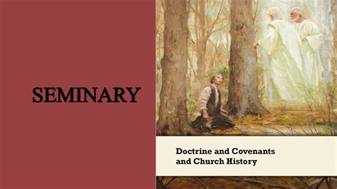 Lesson 15 Seminary Doctrine And Covenants And Church History Ppt