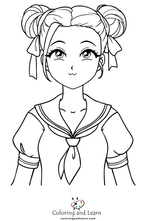 Anime Girl Coloring Pages R Coloringpages