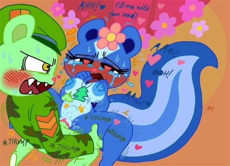 Post 3381579 Flippy Happy Tree Friends Petunia Lilli Villa