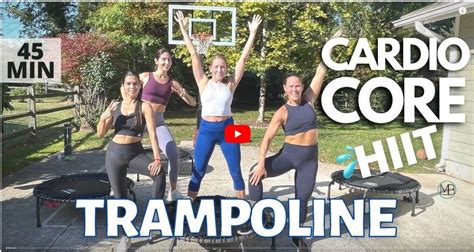 Trampoline Cardio Core Hiit Workout Waist Slimming Arm Sculpting Rebounder Cardio 💦 2