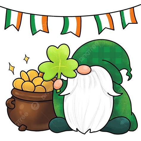 St Patricks Day Gnomes Clipart Transparent Background St Patricks Day