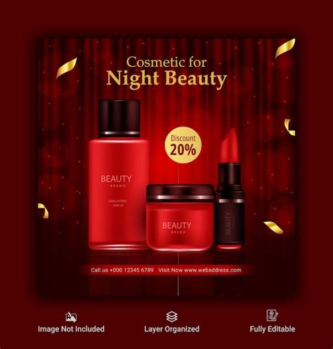 Premium Vector Vector Cosmetics Beauty Products And Makeup Social