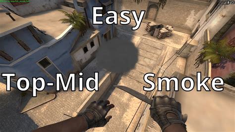 Easy Mirage Top Mid Smoke On Both 64 128 Tick T SIDE CS GO