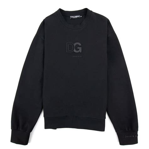 Dolce And Gabbana Dg 3d Patch Logo Sweatshirt Black Onu