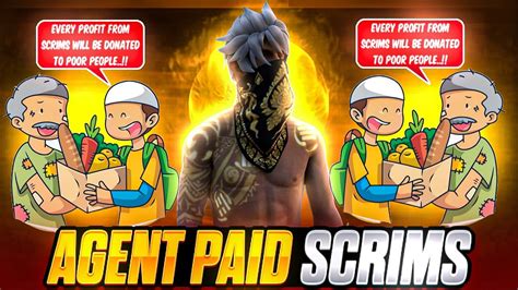 Agent Paid Scrims Full Map Esports Mode Rooms Free Fire Live Telugu