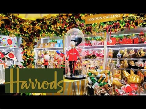 The Harrods Christmas Shop Is Now Open Youtube