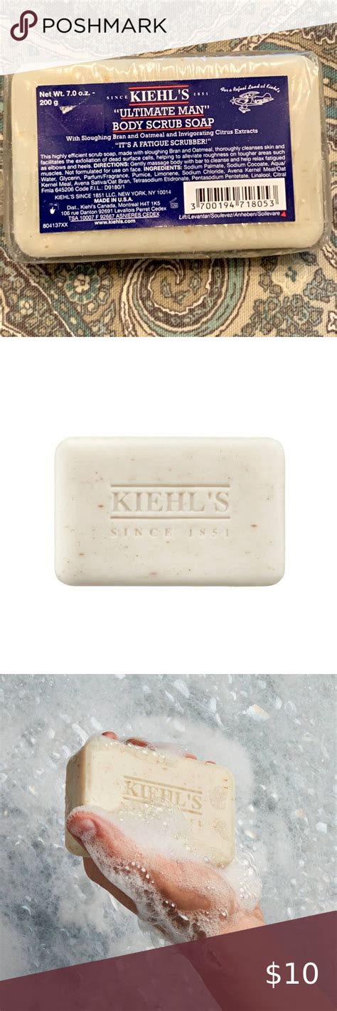 Kiehls Ultimate Man Body Scrub Soap Scrub Soap Body Scrub Kiehls