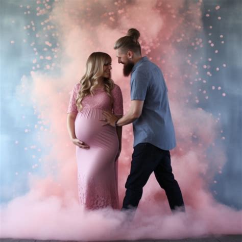 Premium Ai Image Gender Reveal Pregnant