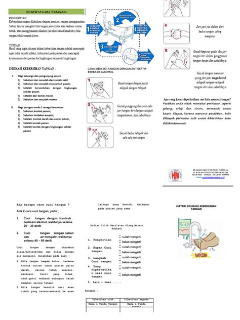 Leaflet Hand Hygiene Pdf