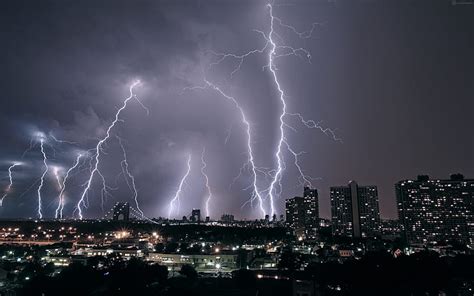 HD wallpaper: Lightning Storm HD, white lightning, nature | Wallpaper Flare