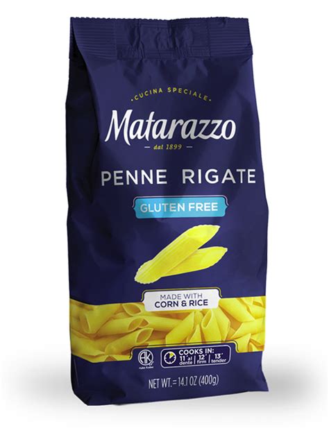 PENNE RIGATE SIN GLUTEN Matarazzo Foods