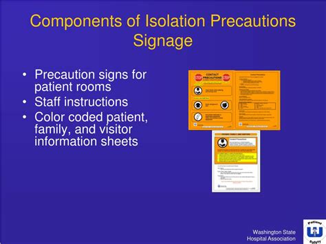 Ppt Isolation Precaution Signage In Washington State Powerpoint Presentation Id 229579