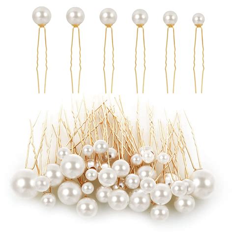 36pcs Pearl Hair Pins Bridal Hair Pearls Wedding Preals For Hair Pearl