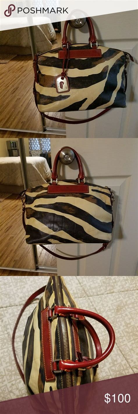 Dooney Bourke Florentine Vachetta Zebra Print Ba Dooney Bourke