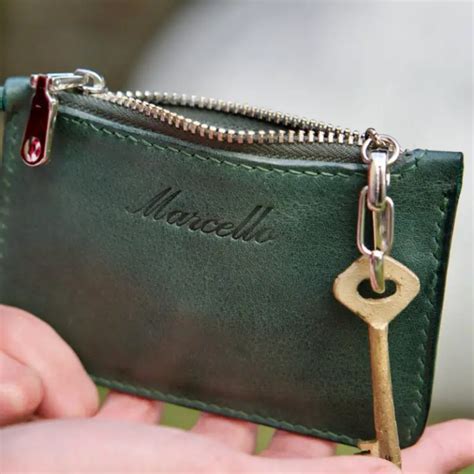 Bamboo Zipper Wallet Designer Edition- Marcello Luxury Leather