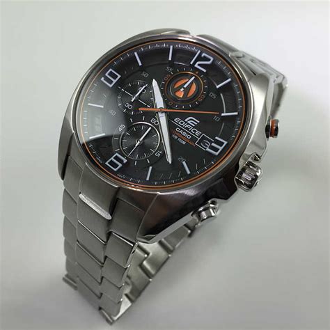 Men S Casio Edifice Stainless Steel Chronograph Watch Efr D A