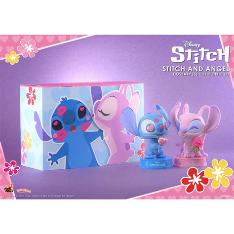 Hot Toys ฟกเกอรของสะสม Cosbaby COSB Stitch and Angel Cosbaby S Set เซตค Shopee