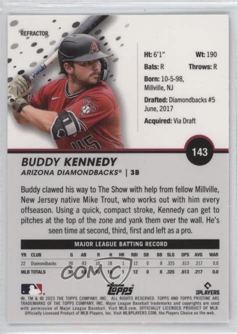 Topps Pristine Refractor Buddy Kennedy Rc For Sale Online