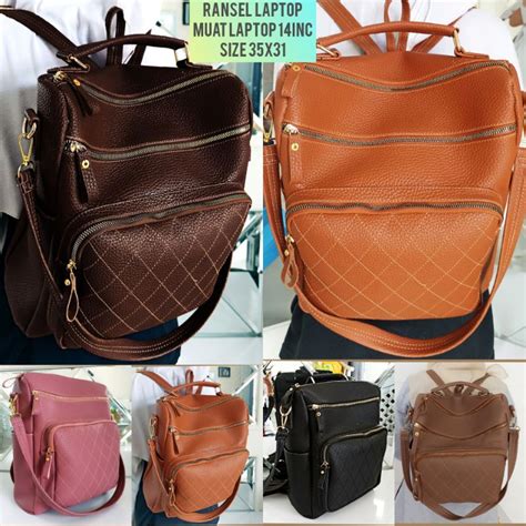 Jual Ransel Laptop Papirut Kulit Jeruk Tebal In Size X Tas