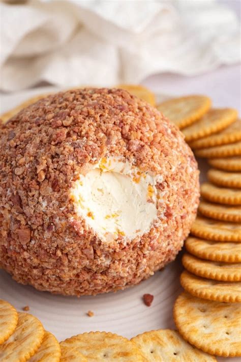 The Ultimate Bacon Ranch Cheese Ball Recipe Insanely Good