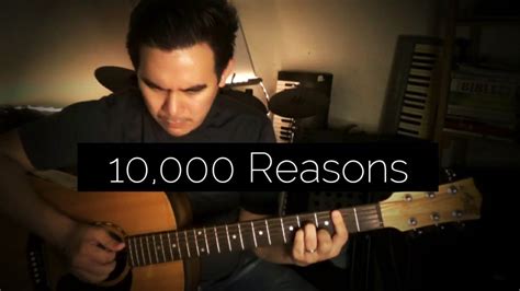 10 000 Reasons Guitar Instrumental With Lyrics Youtube