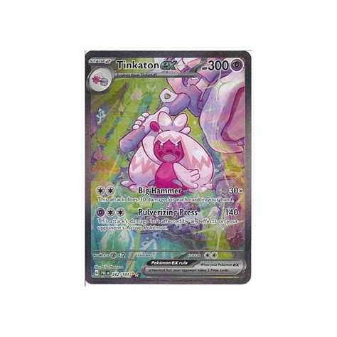 Pokemon Trading Card Game 262 193 Tinkaton Ex Special Illustration