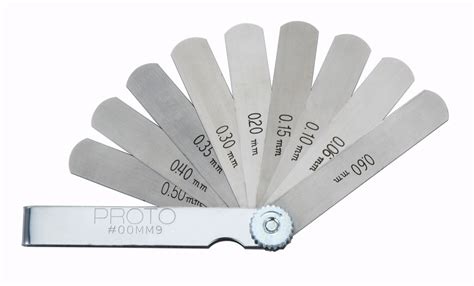 Proto 000tl 25 Long Blade Standard Feeler Gauge Set