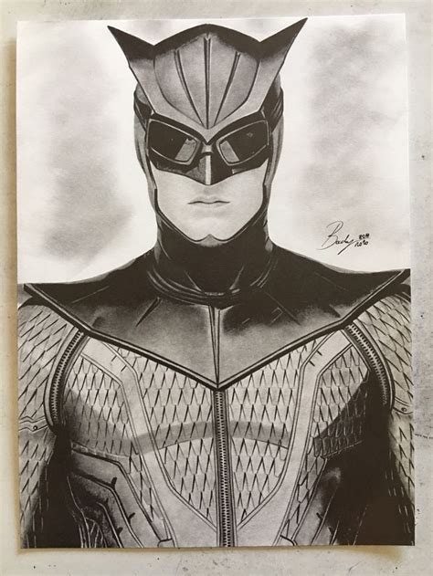 Watchmen Art Collection Original Graphite Pencil Drawing Of Nite Owl