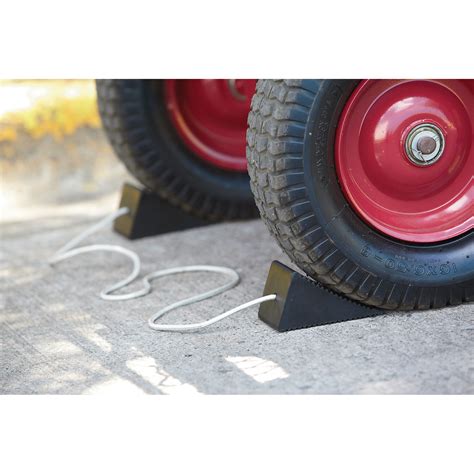 Ironton Pk Of Compact Wheel Chocks Solid Rubber Model Rwc Nt