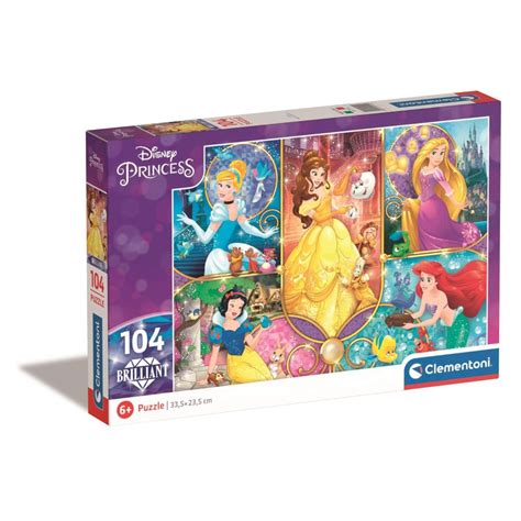 Пъзел Clementoni Disney Princess Brilliant 104 части Toyzz Shop