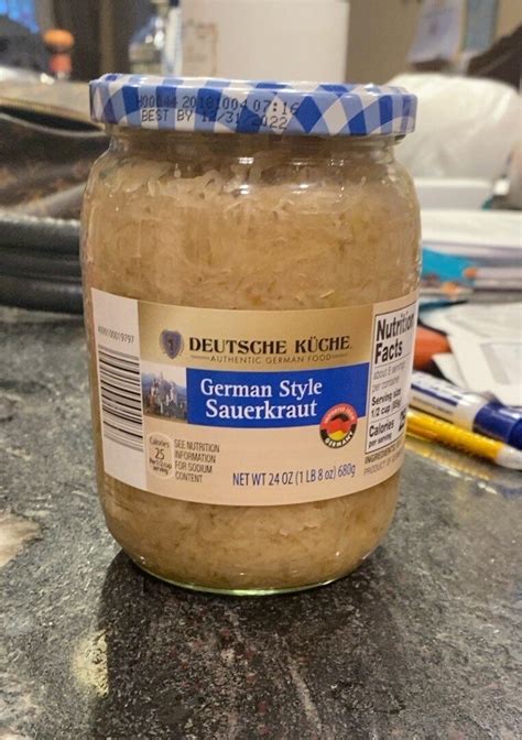 German Style Sauerkraut Aldi 24 Oz