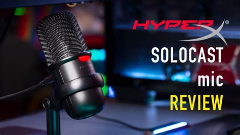 Quick Review On Hyperx Solocast Mic Hi Res Mic Youtube