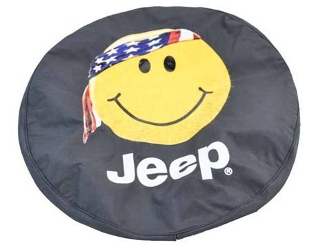 97 12 Jeep Wrangler Smiley Face Spare Tire Cover For 16 Wheels Tire