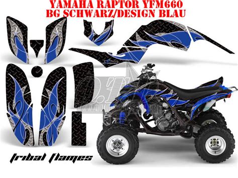 Amr Racing Dekor Graphic Kit Atv Yamaha Raptor Tribal