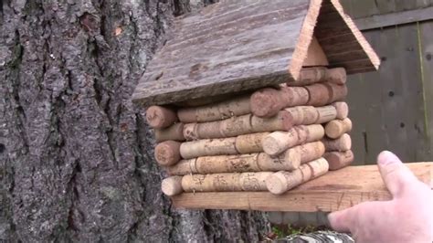 Diy How To Make A Wine Cork Birdhouse Fastest Detailed Step By Step Tutorial Demonstration Youtube