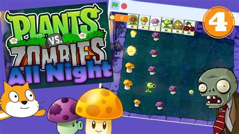 How To Make Game Plants Vs Zombies Night Mode On Scratch Part 4 YouTube