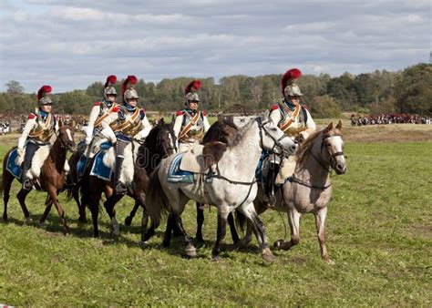 Reenactment of the Borodino Battle Close Up Editorial Image - Image of ...