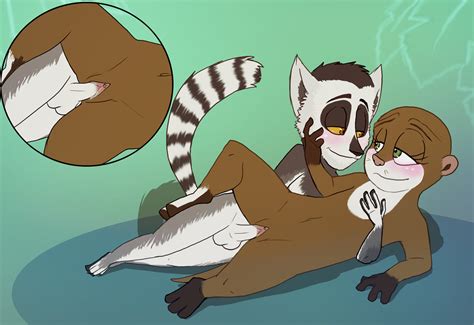 Rule 34 Animatics Anthro Blush Dreamworks Female Furry Only Interspecies King Julien Lemur