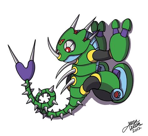 Mega Man X Sting Chameleon By Jessedurona On Deviantart