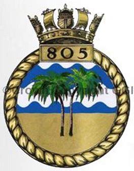 Arms Crest Of No 805 Squadron FAA