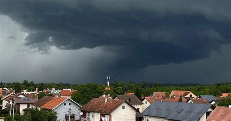 Novo nevreme u Hrvatskoj ide prema Srbiji izdato dramatično