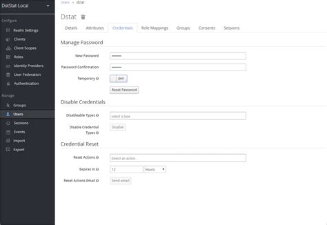 Keycloak Configuration Stat Suite Documentation