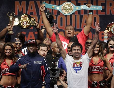 Floyd Mayweather And Manny Pacquiao Both Under The Limit For Fight Of