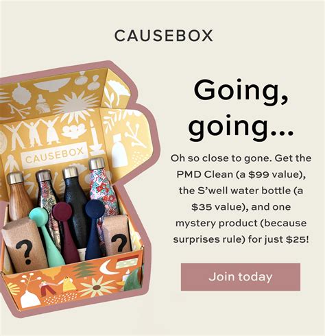 Causebox Fall 2020 25 Intro Box Last Call Hello Subscription