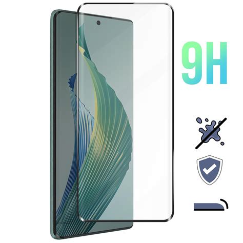 Verre Trempé pour Honor Magic 5 Lite 5G 9H Biseautés 5D Noir