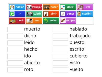 Irregulares Participios Recursos Did Cticos